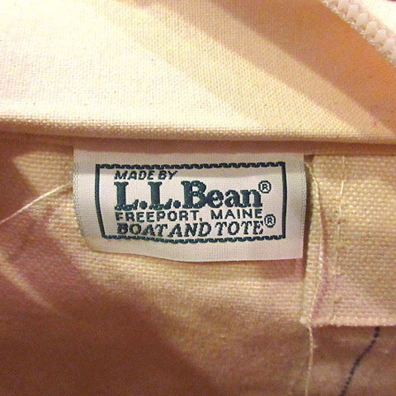ビンテージ80's○L.L.Beanジッパー付きロングハンドルトート