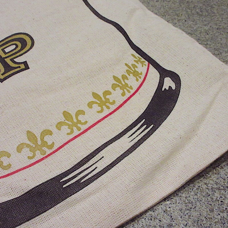 ビンテージ○Campbell's SOUP大判プリント巾着バッグB○211111r5-bag-