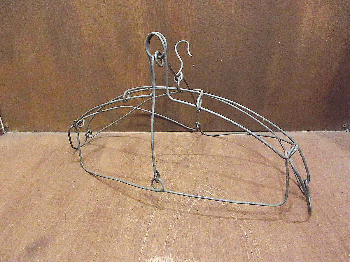 ビンテージ-20's○メタル立体ハンガー○210924s8-otclct