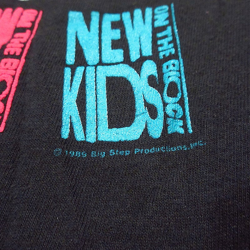 ビンテージ80's○DEADSTOCK NEW KIDS ON THE BLOCKツアーTシャ