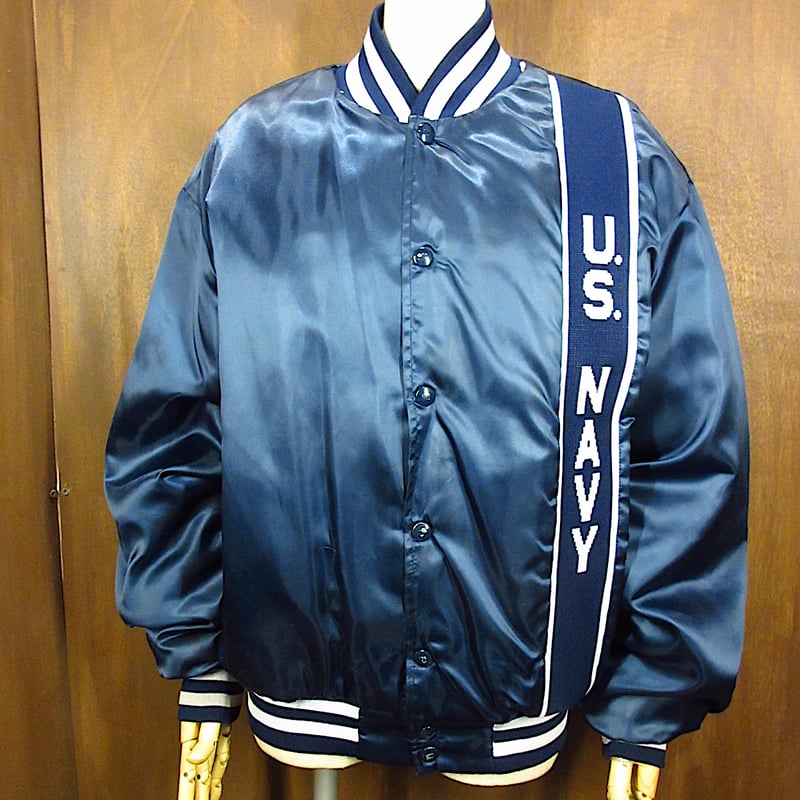 ビンテージ80's○Swingster U.S. NAVYナイロンスタジアム