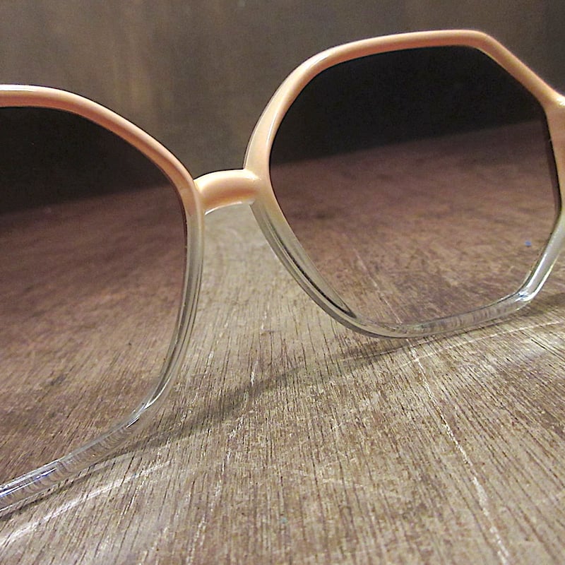 ビンテージ~70's○オクタゴンサングラス○250611z8-eyglsアイ