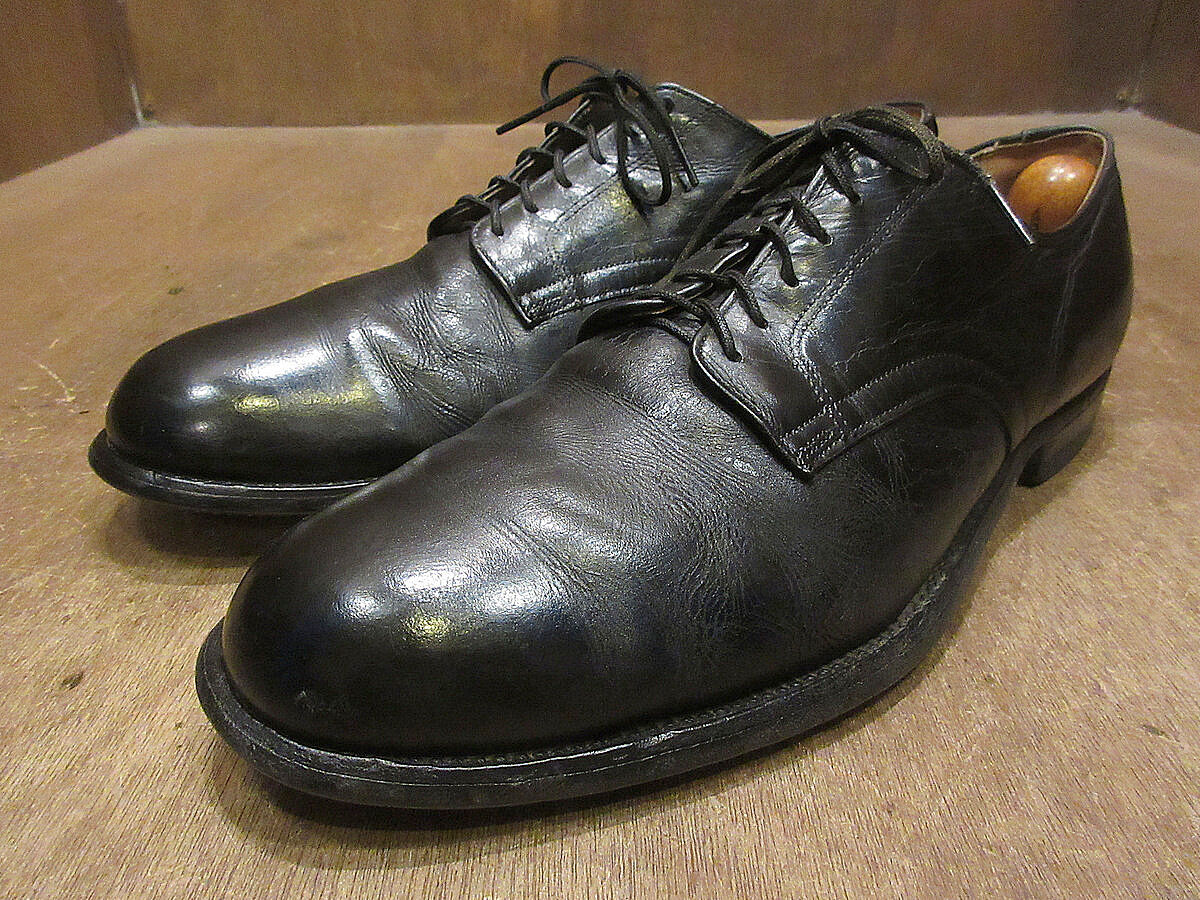 ビンテージ60's○U.S.NAVY 6アイレットサービスシューズsize 9 1/2 R○2