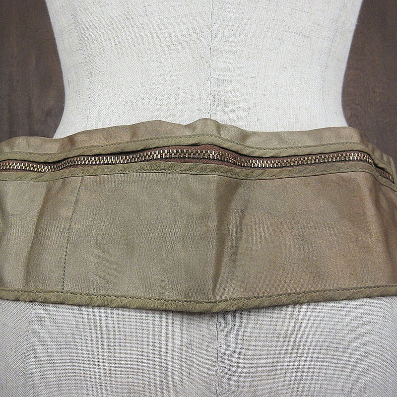 ビンテージ40's○マネーベルト○230807i8-wltナイロン財布ウエスト