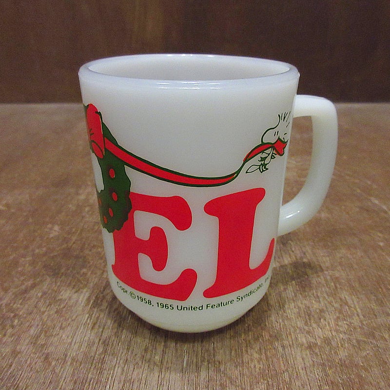 ファイヤーキングXmasスヌーピー Noel マグ・ボウルset