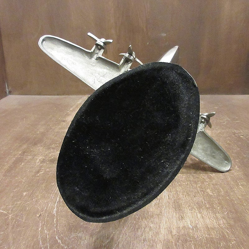 ビンテージ60's○飛行機メタルオブジェ○240924i2-obj置物インテリア