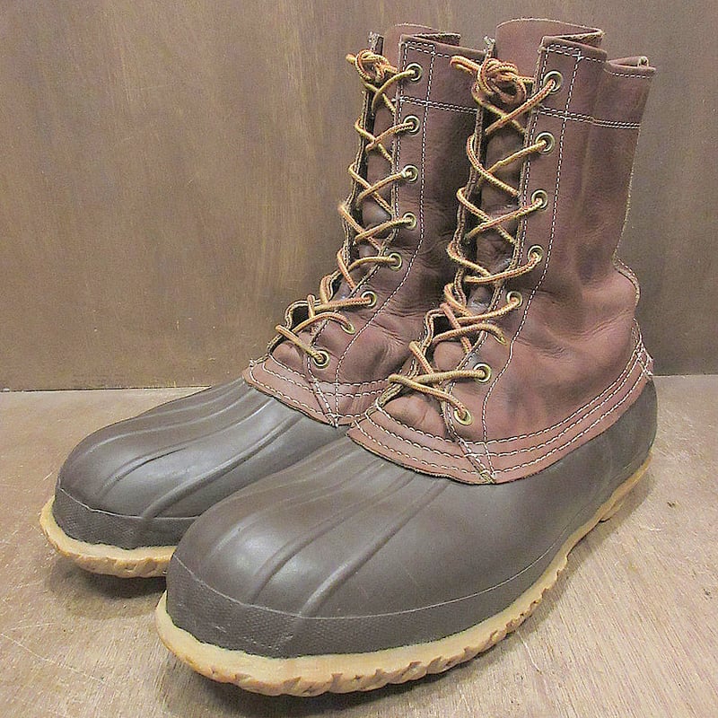 ビンテージ60's70's○L.L.Beanビーンブーツ茶○250529j6-m-bt-30c