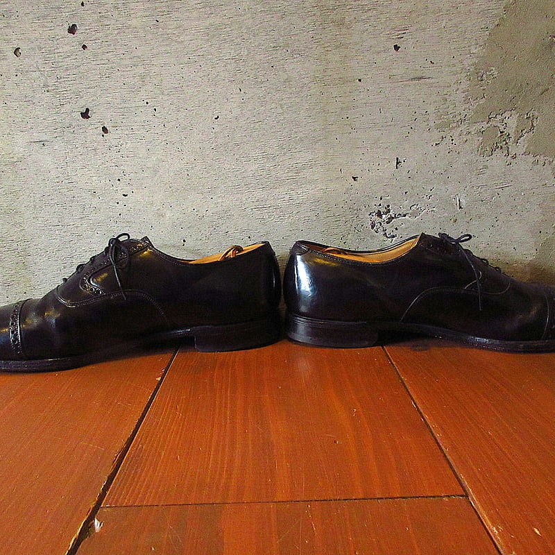 ビンテージ○Johnston & Murphy Heritage内羽根式ストレートチップ