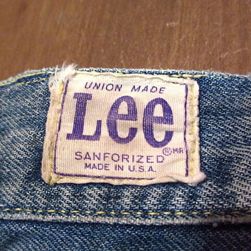 ビンテージ70's○Leeサスペンダーボタン付きデニムペインター ビンテージ70's○Leeサスペンダーボタン付きデニムペインター