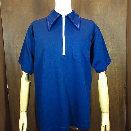 50s 60s Nat Nast ボウリングシャツ 青 Santa Fe 50s 60s Nat Nast ボウリングシャツ 青 Santa Fe