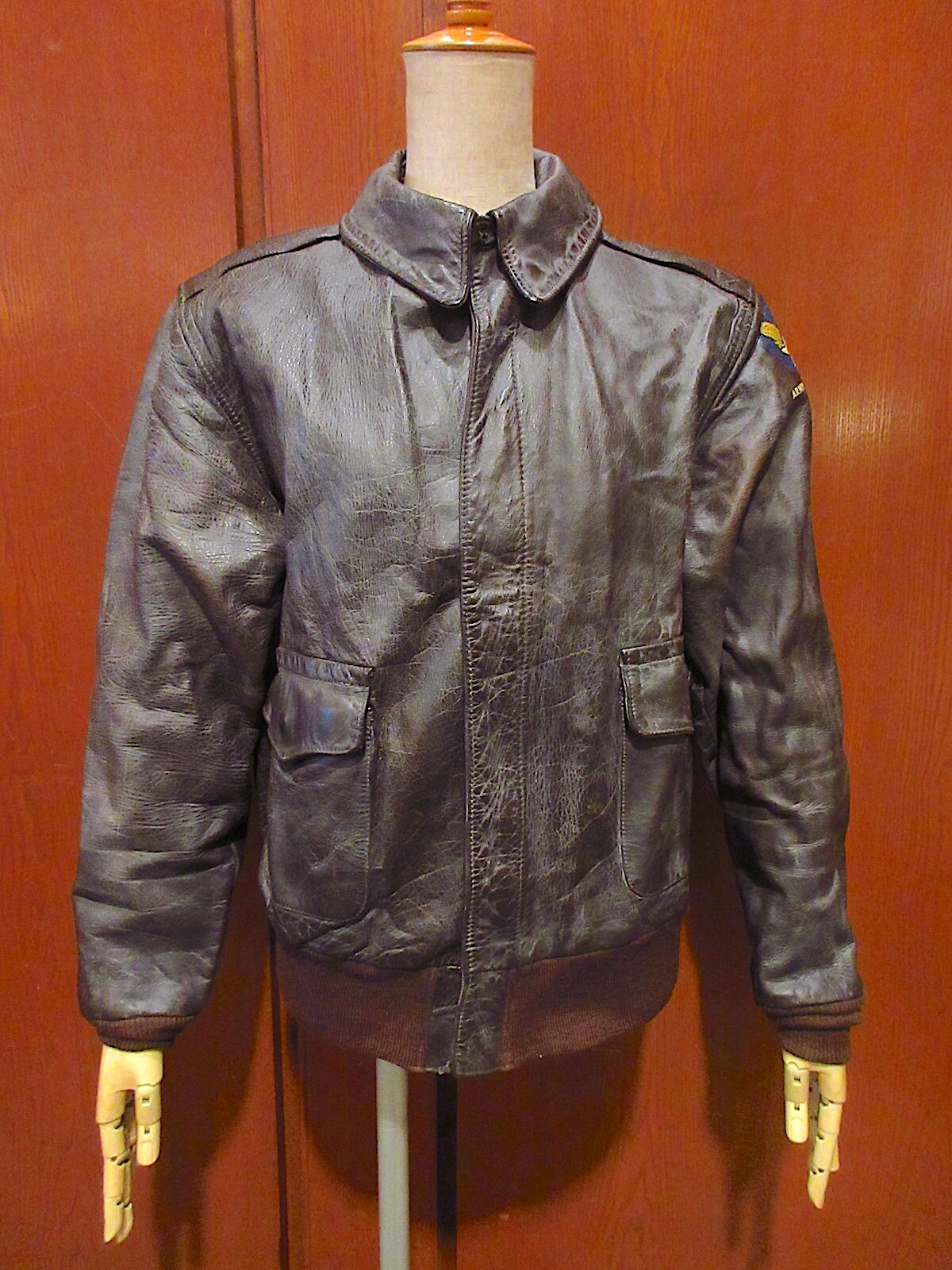 ビンテージ40's○USAAF A-2フライトジャケット茶size 40 ビンテージ40's○USAAF A-2フライトジャケット茶size 40