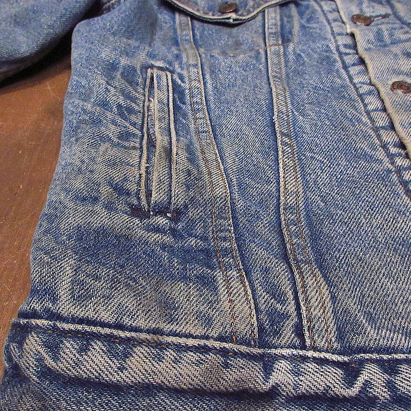 ビンテージ80's○Levi's 71506-0316裏地ブランケット付きデニム