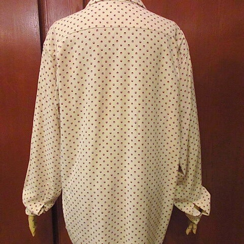 ビンテージ40's50's○Earthorntonアトミック柄レーヨンループ