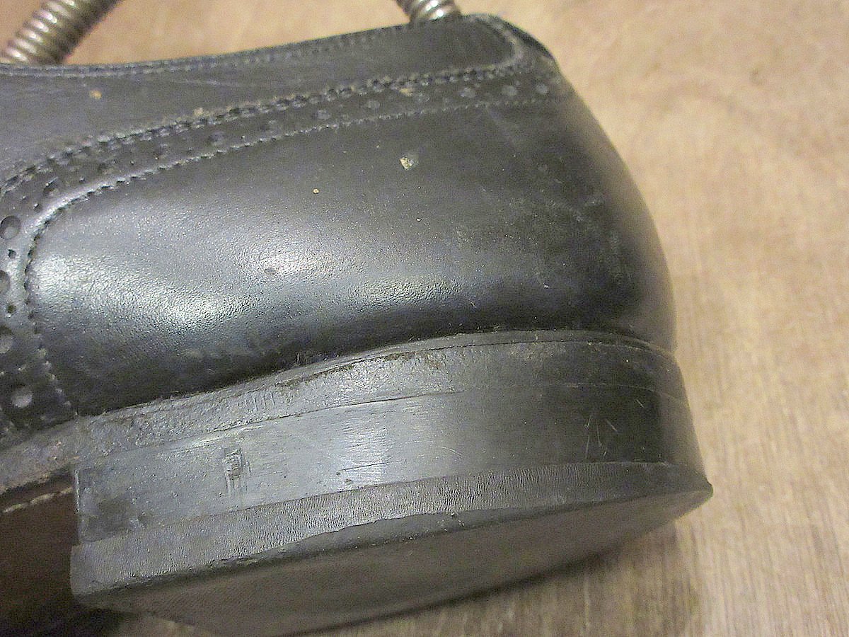 Johnston＆Murphyウイングチップシューズ黒○250323j7-m-dshs-27c