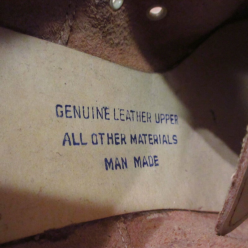 ビンテージ50's○SEARSレザーボウリングシューズオフホワイトsize 8E