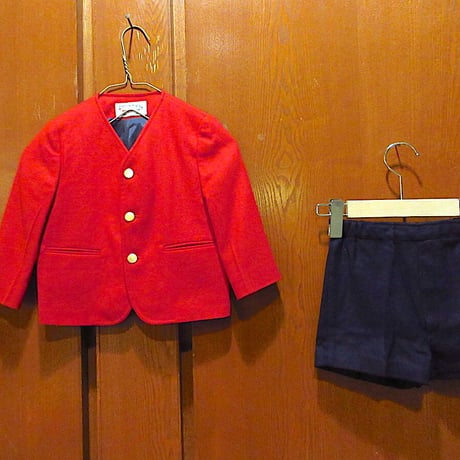 ビンテージ70's●Impキッズスーツ2ピース●220514r7-k-stup古着セットアップ子供服スーツUSA