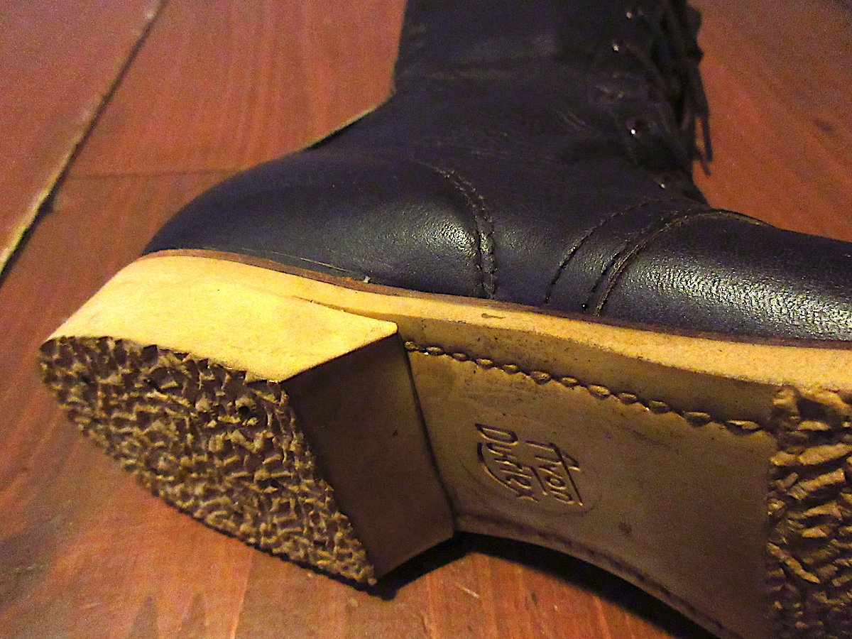 ビンテージ40's50's○DEADSTOCK Chippewaロガーブーツ焦げ茶○25081