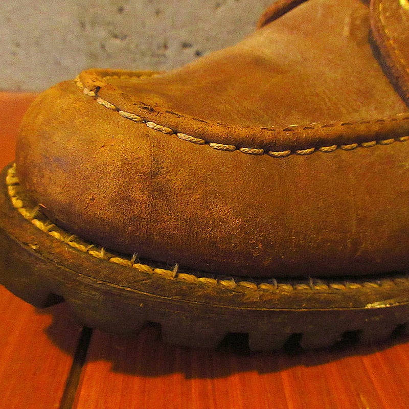 ビンテージ50's○Searsレザーワークブーツ焦げ茶size 8 1/2 E