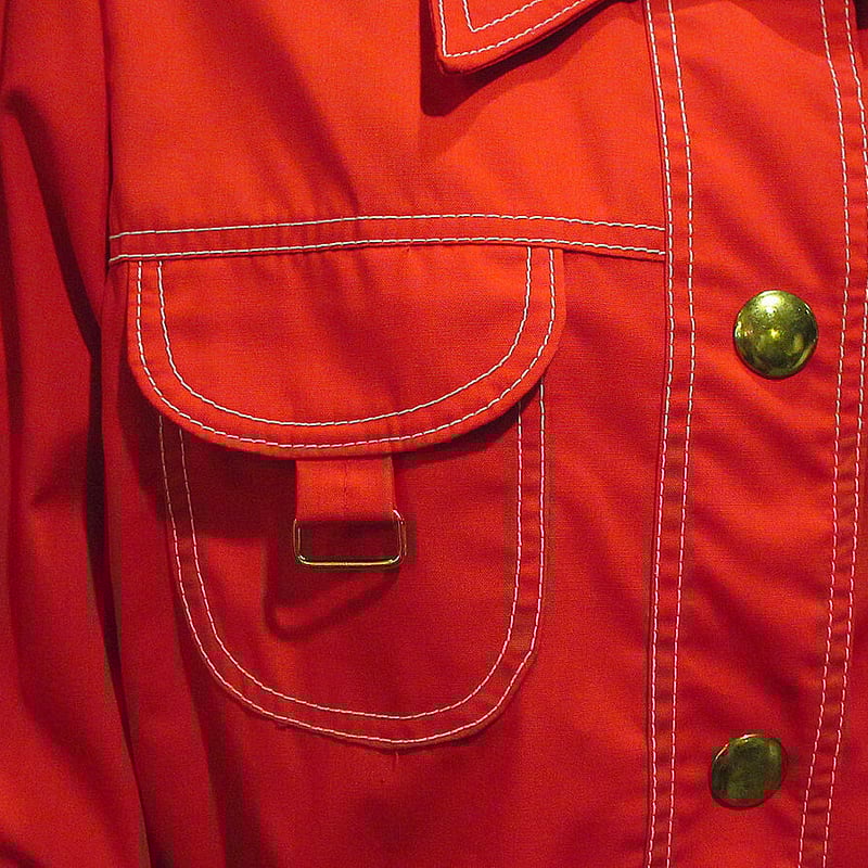 ビンテージ70's○NORTHLANDERレディースオールウェザーコート赤 ビンテージ70's○NORTHLANDERレディースオールウェザーコート赤