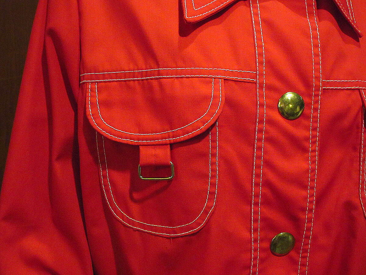 ビンテージ70's○NORTHLANDERレディースオールウェザーコート赤 ビンテージ70's○NORTHLANDERレディースオールウェザーコート赤