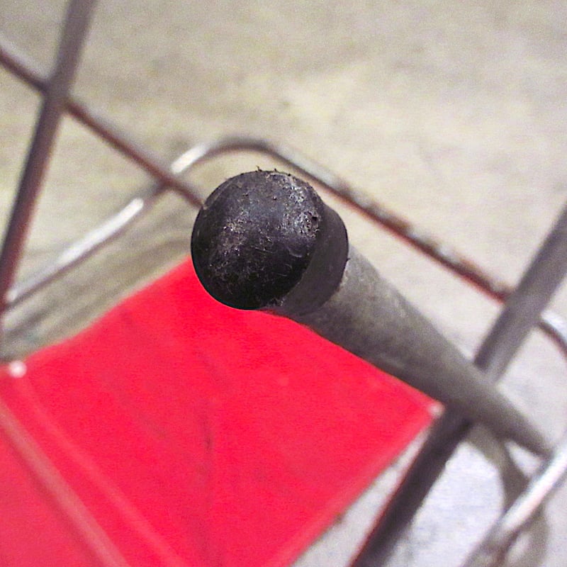 ビンテージ○CAL-DAKアウトドアフォールディングチェア赤A○250624m7