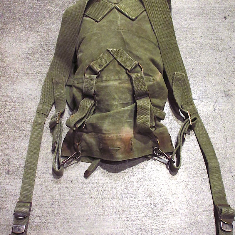 ビンテージ40's○ミリタリーハーバーザック○240507c5-bag-bp 1940s米