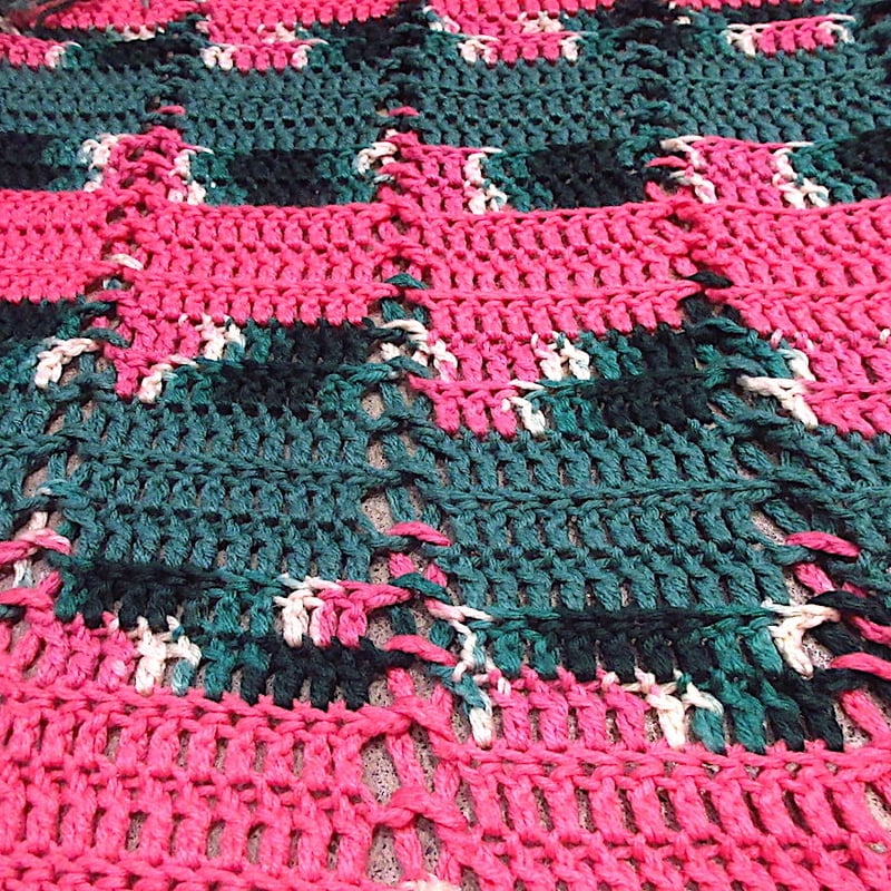 1998年 当時物 古着 さくらんぼ キティーちゃん かぎ編みニット