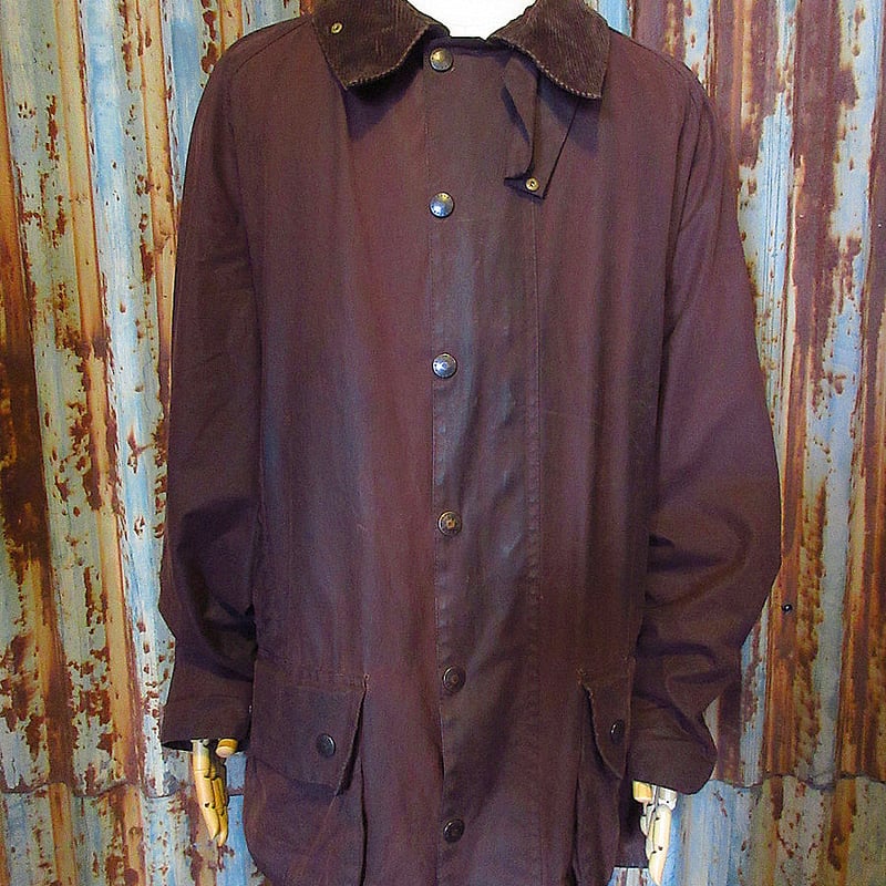 ほぼデッド】90s barbour moorland 42 オイル抜きL