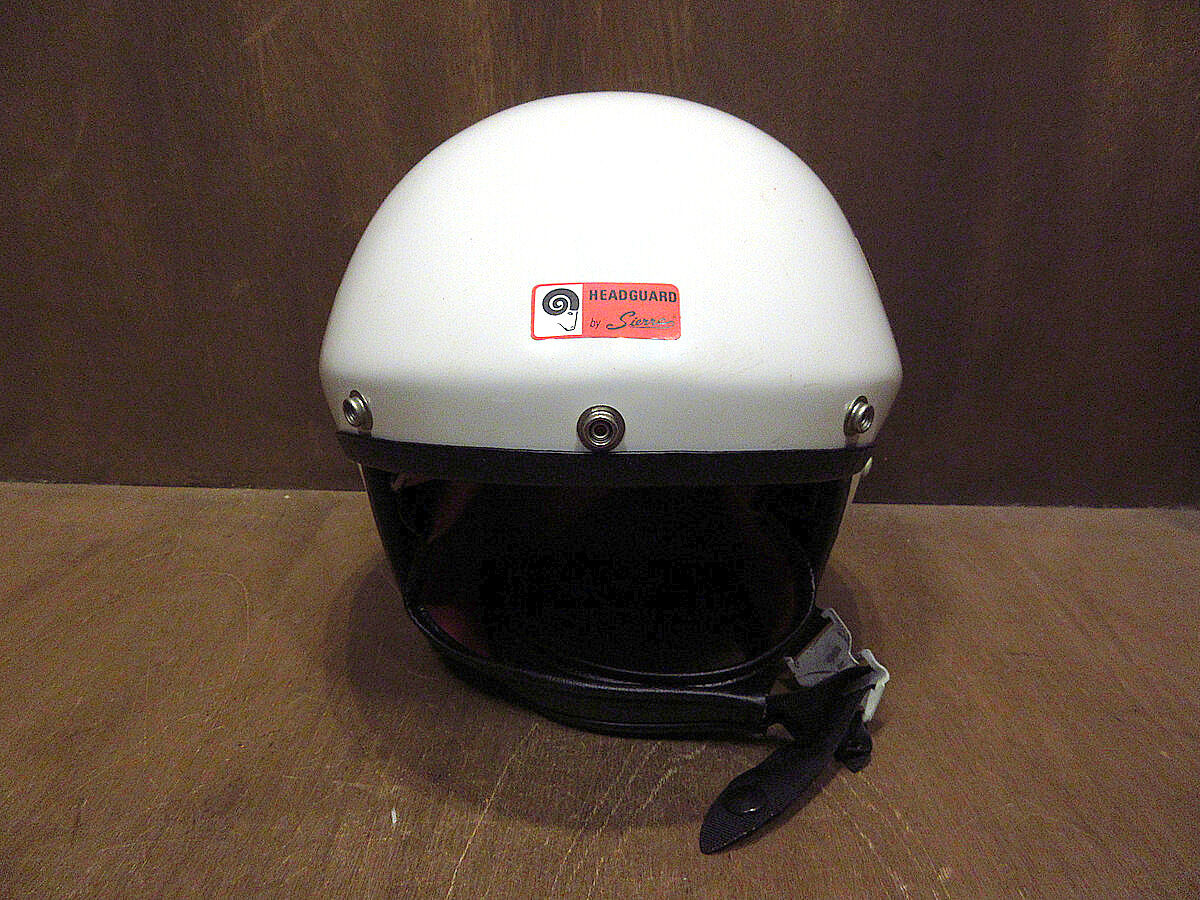 ビンテージ60's○箱付きHEAD GUARD by Sierraジェットヘルメット白size