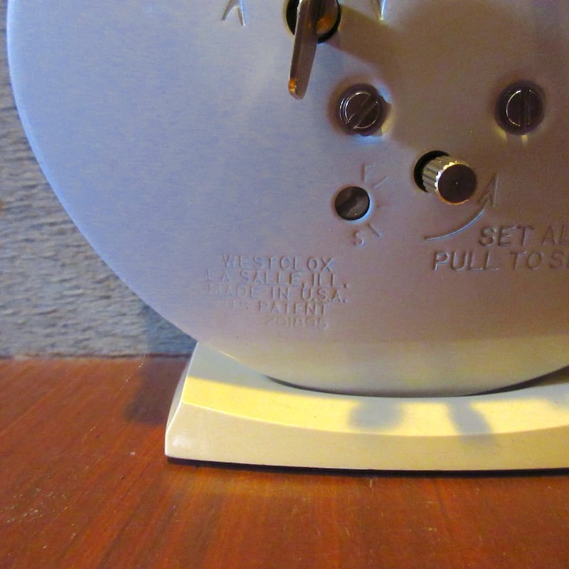 オックベン(ビックベン) ビンテージ○BIGBEN Worksアラームクロック○250707z8-clk