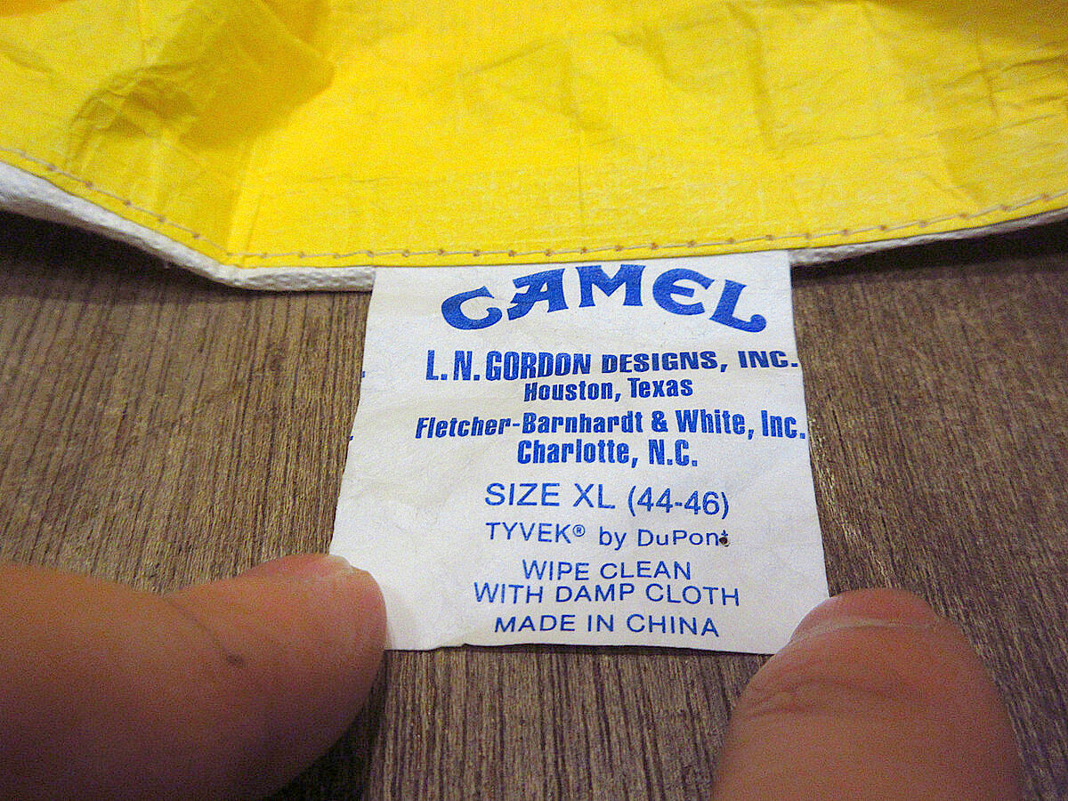ビンテージ90's○CAMELフルジップペーパージャケットsize XL○230318j3