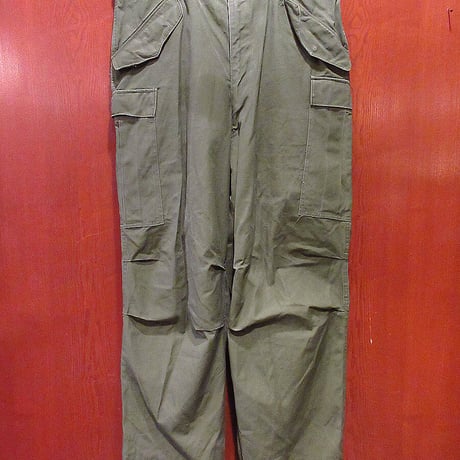米軍ビンテージM-1951 50's U.S.ARMY M-1951 M-51 フィールドパンツ オリーブ SMALL 米