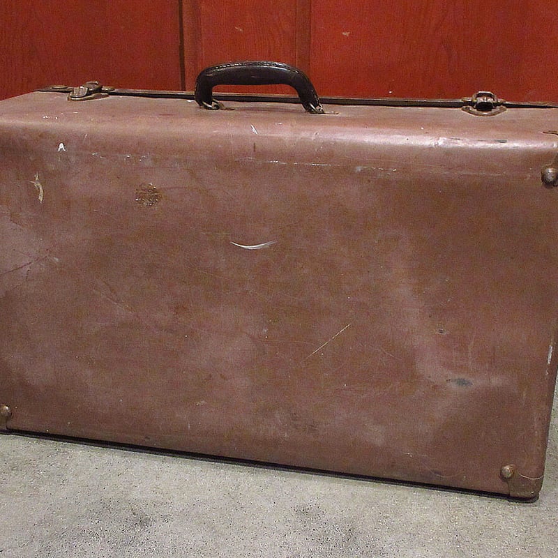 トランク　ビンテージ ビンテージ70's○レトロ花柄トランクケース○240518j1-bag-trk