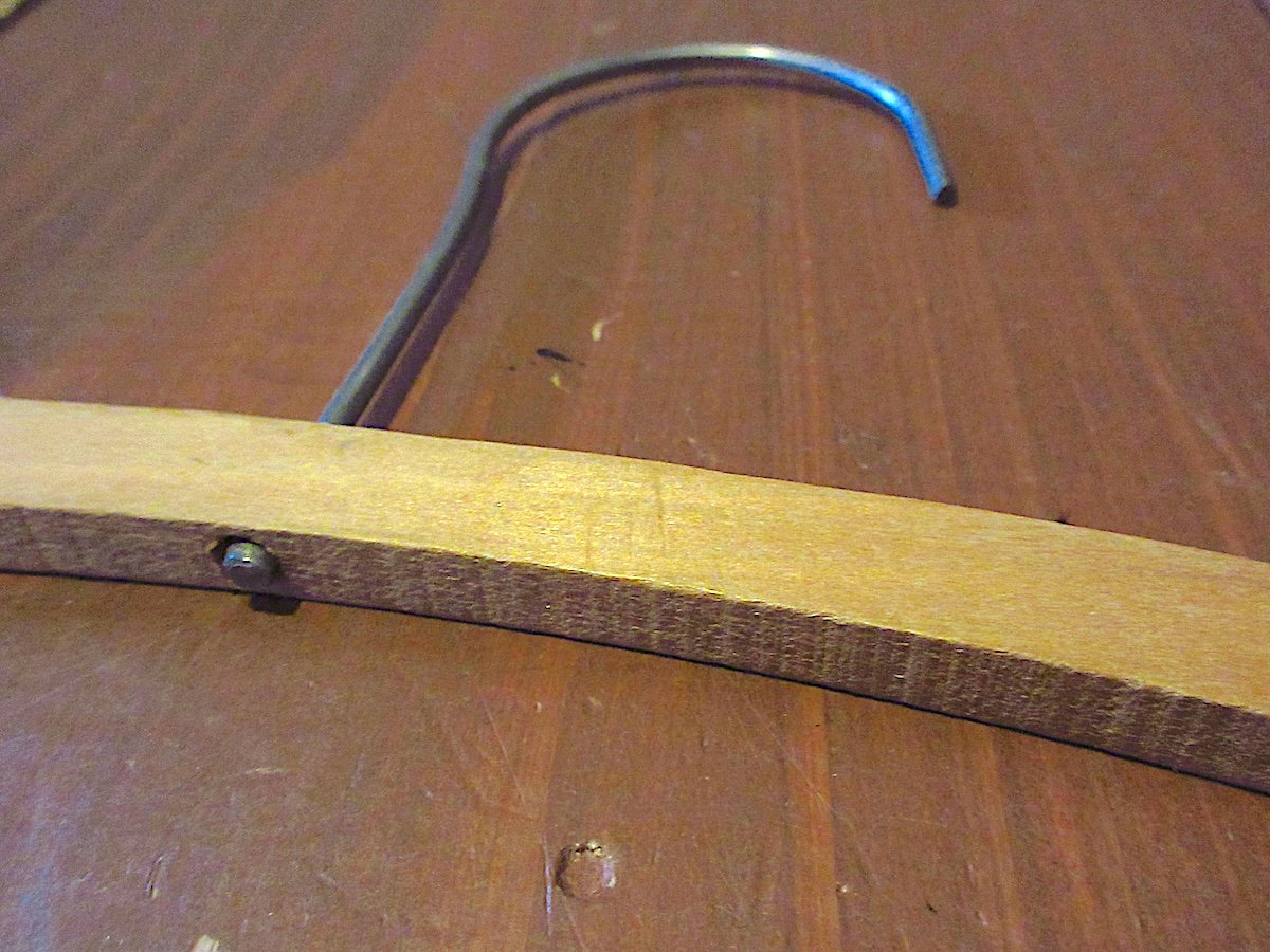 ビンテージ○ウッドハンガー5本セット○250728z8-otclct木製店舗什器