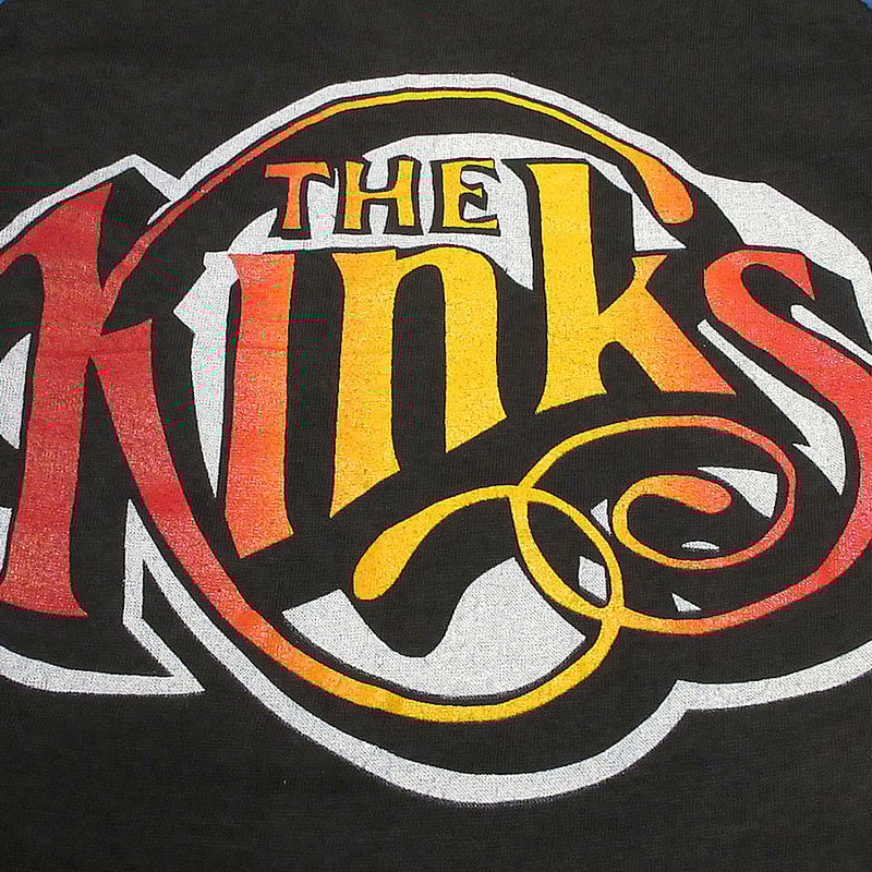 ビンテージ80's○DEADSTOCK The Kinks On The Road '83ラグ ビンテージ80's○DEADSTOCK The Kinks On The Road '83ラグ