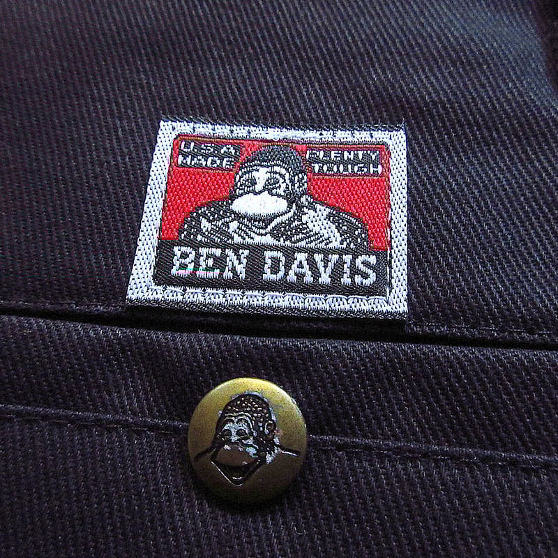 ビンテージ90's○DEADSTOCK BEN DAVISコットンワークパンツ黒 ビンテージ90's○DEADSTOCK BEN DAVISコットンワークパンツ黒