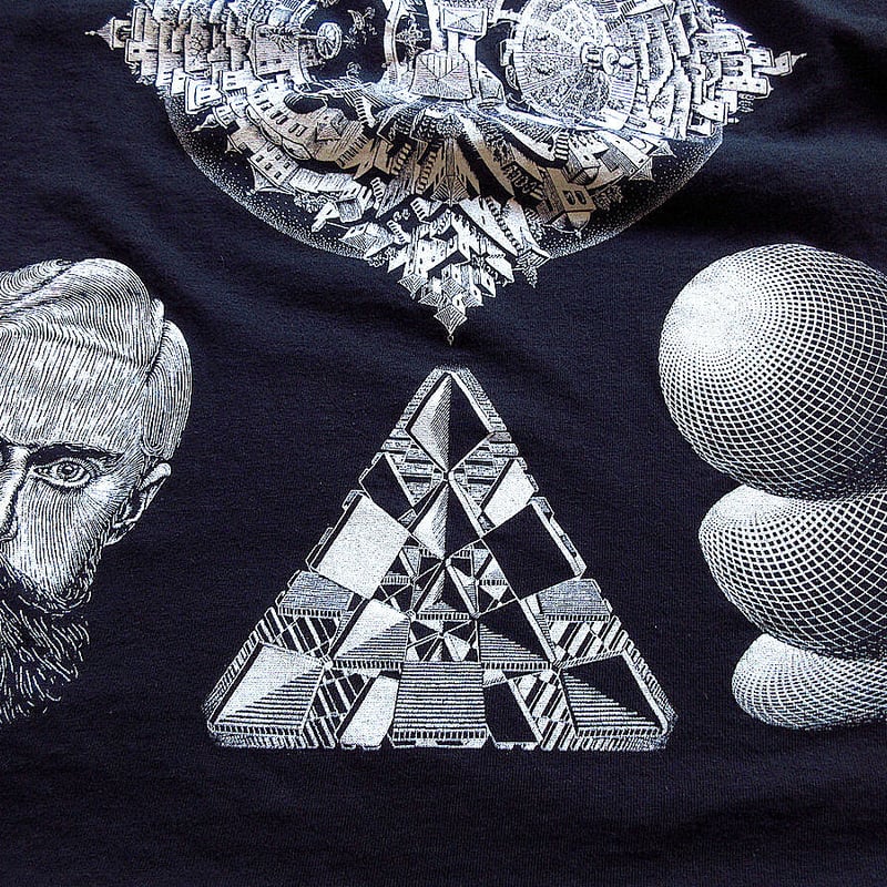 90sヴィンテージM.C ESCHER エッシャー　シングルステッチ　Tシャツ 90sヴィンテージM.C ESCHER エッシャー シングルステッチ T