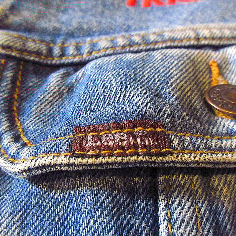 ビンテージ90's○Lee刺繍入りデニムジャケットsize M○231217j4 ビンテージ90's○Lee刺繍入りデニムジャケットsize M○231217j4