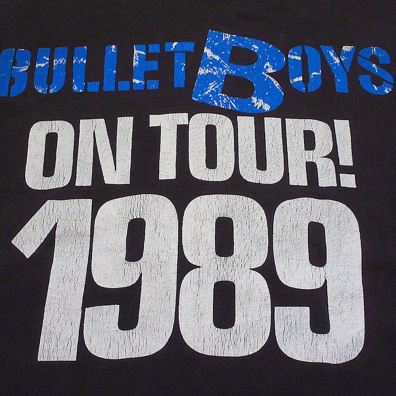 ヴィンテージ BULLET BOYS ブレットボーイズ Tシャツ 古着 バンT ビンテージ80's○BULLET BOYS 1989年ツアーTシャツ黒size L