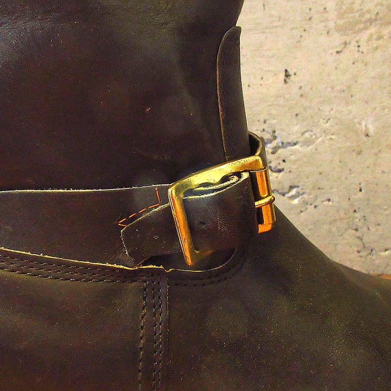 ビンテージ60's○DEADSTOCK KNAPPエンジニアブーツ黒size 8 5E○240