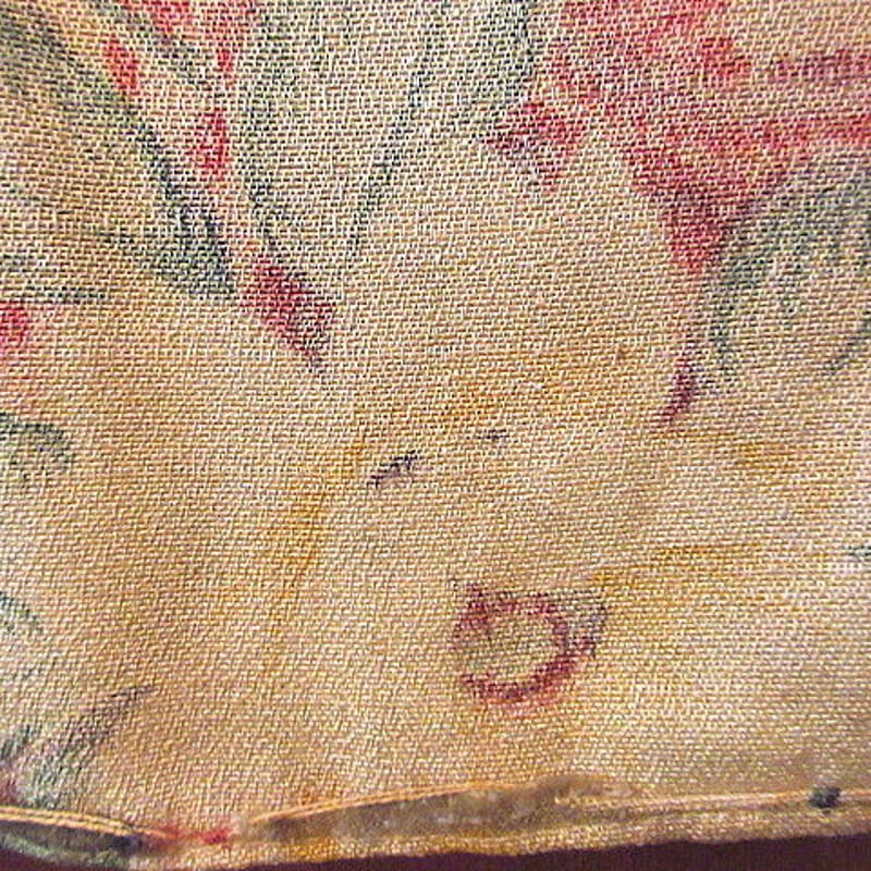 ヴィンテージファブリック カーテン ビンテージ40's○花柄カーテンD○200803s5-fbr雑貨アンティーク