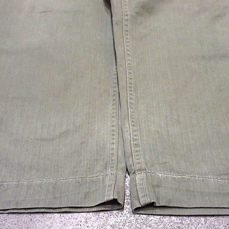 実物　WWⅡ　USMC　HBT　トラウザー　P1941　ビッグサイズ 実物 WWⅡ USMC HBT トラウザー P1941 ビッグサイズ USMC P-41 HBT