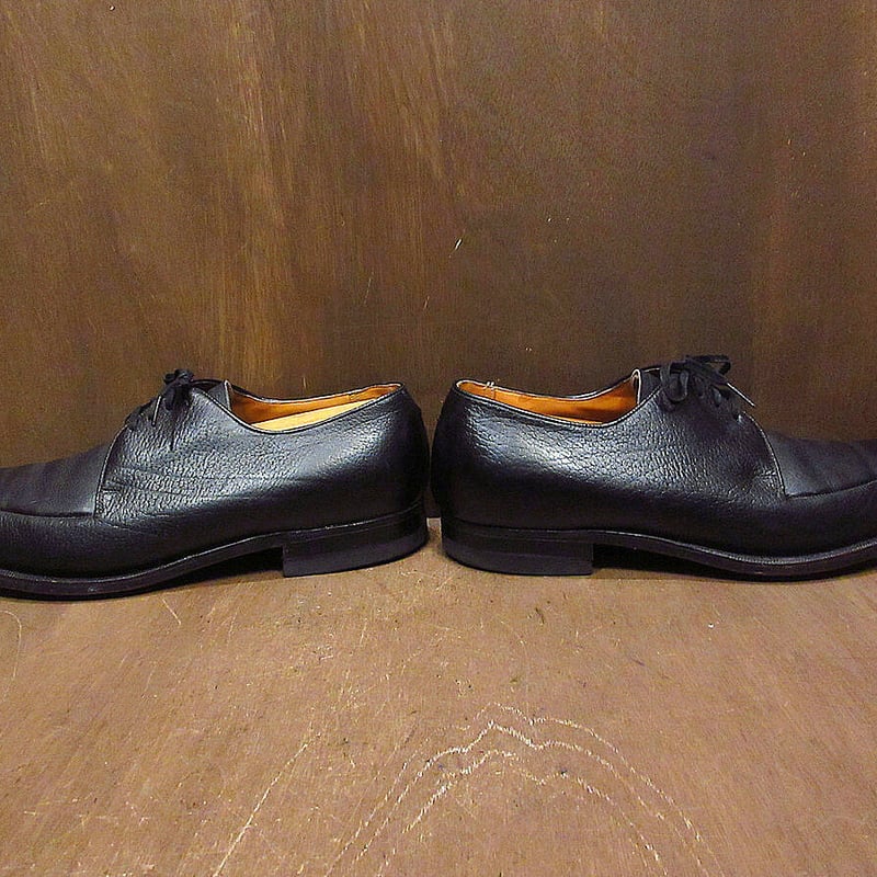 ビンテージ70's○FLORSHEIM IMPERIAL Uチップシューズ黒size 9 E/ ビンテージ70's○FLORSHEIM IMPERIAL Uチップシューズ黒size 9 E/
