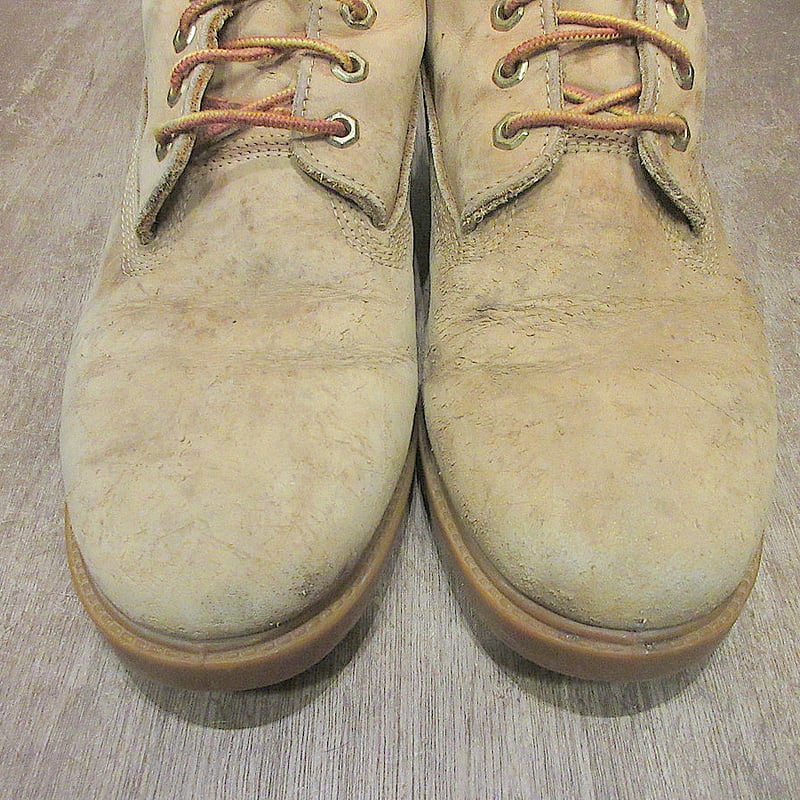 ビンテージ80's90's○Timberland黒タグイエローブーツ○250417j1