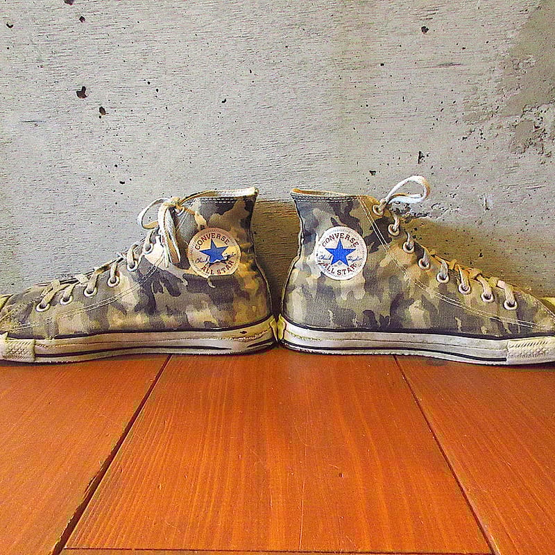 ビンテージ90's○MADE IN U.S.A. CONVERSE ALL STAR HIカモ