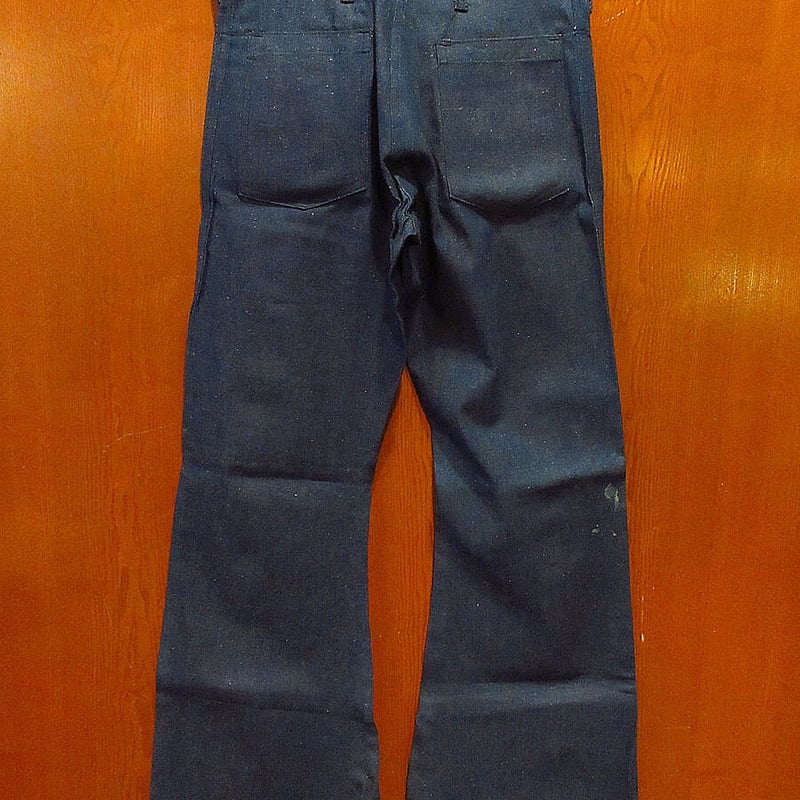 ビンテージ60's70's○DEADSTOCKボタンフライデニムセーラー ビンテージ60's70's○DEADSTOCKボタンフライデニムセーラー