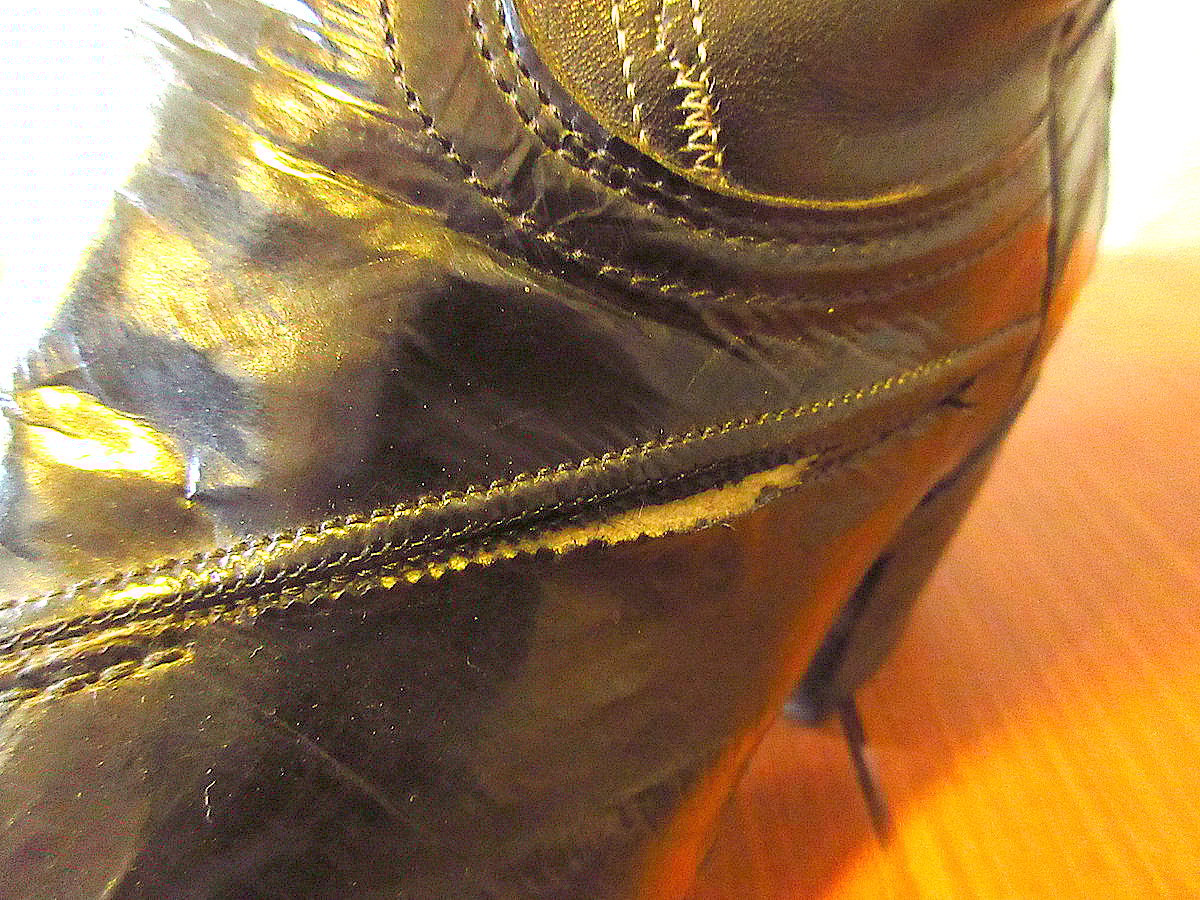 ビンテージ○J.Chisholm ウエスタンブーツ黒size 8M○240528k6-m