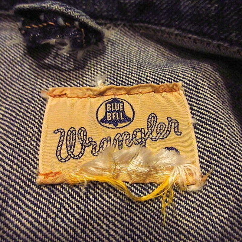 ビンテージ60's○Wrangler BLUE BELL縦ベルキッズデニム