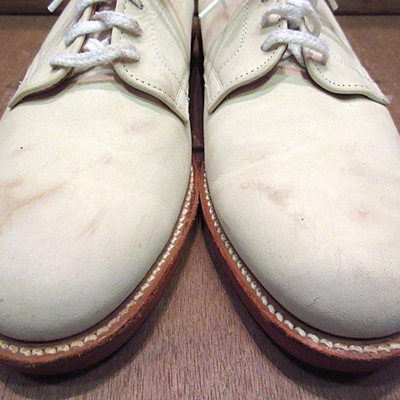 ビンテージ○Walk Overホワイトバックス8 E/C○200719n3-m-dshs-26