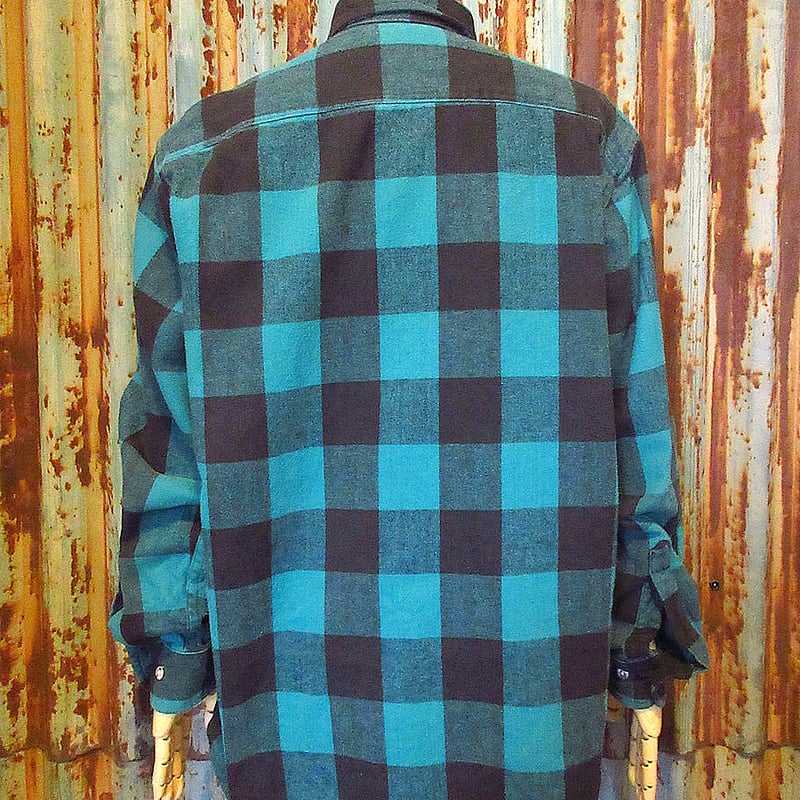ビンテージ90's○ST JOHNS'BAYバッファローチェックコットンフランネル